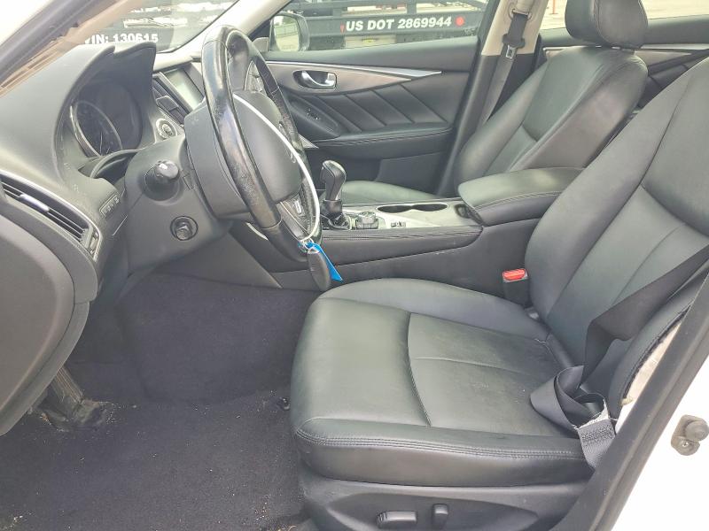 2017 Infiniti VIN JN1EV7AP6HM738260 COPART salvage auction — FRONT END, Tx - Salvage Vehicle Title, sold $2,000 on 2026-07-23 (photo 7)