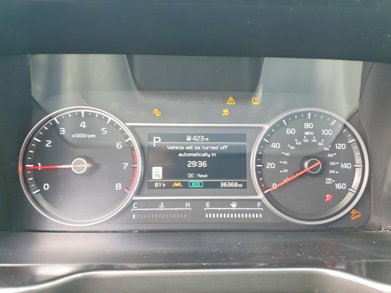 2022 Kia Sorento VIN 5XYRL4LC5NG160405 COPART salvage auction — ROLLOVER, Me - Cert Of Title-Salvage Collisio, sold $3,350 on 2026-07-29 (photo 9)