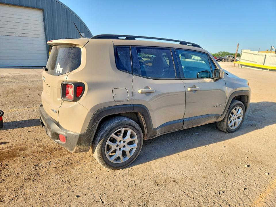 2015 Jeep Renegade VIN ZACCJBBT0FPB37293 COPART salvage auction — FRONT END, Ks - Cert Of Title-Salvage, sold $700 on 2026-08-03 (photo 3)
