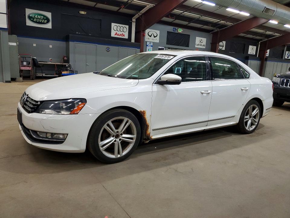 2012 Volkswagen Passat VIN 1VWCM7A35CC083850 COPART salvage auction — MINOR DENT/SCRATCHES, CT - CERTIFICATE OF TITLE, sold $975 on 2026-07-10 (photo 1)