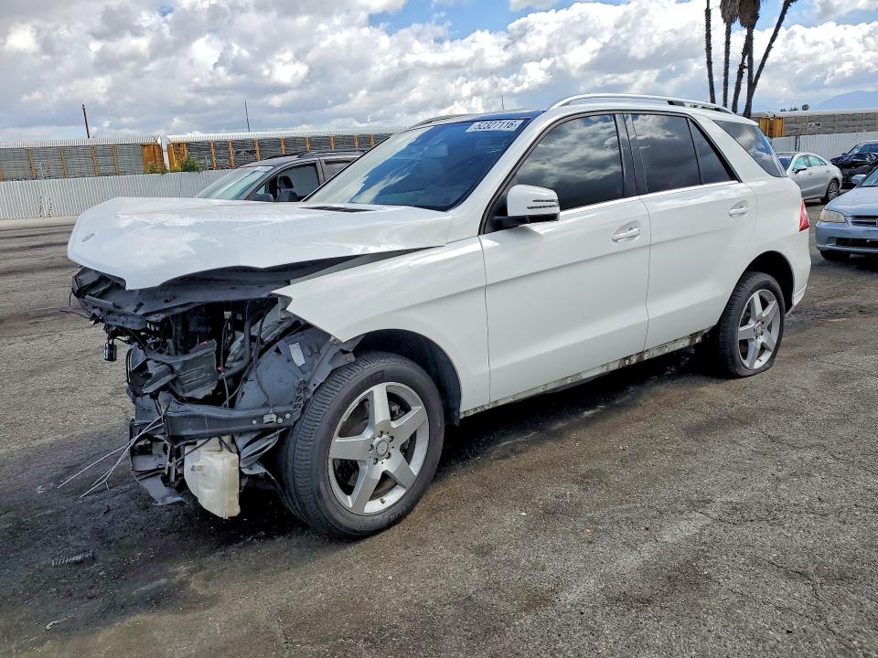 2015 Mercedes-benz VIN 4JGDA5JB2FA512529 COPART salvage auction — FRONT END, Ca - Salvage Certificate, sold $2,600 on 2026-07-02 (photo 1)