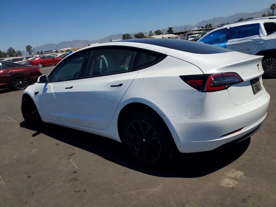 2022 Tesla Model 3 VIN 5YJ3E1EB3NF269245 COPART salvage auction — FRONT END, Ca - Salvage Certificate, sold $9,700 on 2026-07-15 (photo 2)