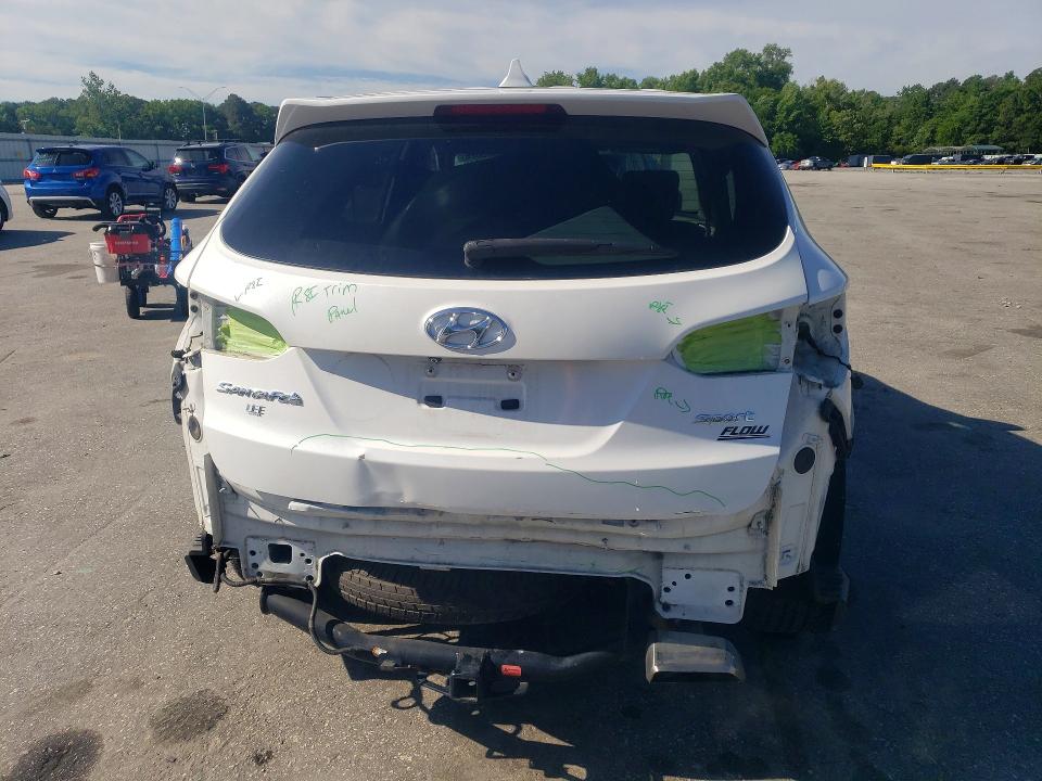 2017 Hyundai VIN 5NMZT3LB8HH027911 COPART salvage auction — REAR END, Nc - Salvage Certificate Of Title, sold $3,400 on 2026-07-02 (photo 6)