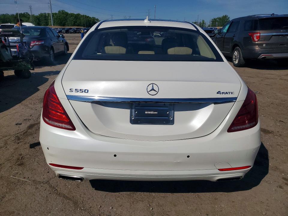2015 Mercedes-benz S-klasse VIN WDDUG8FB0FA126565 COPART salvage auction — SIDE, Mi - Certificate Of Title, sold $5,800 on 2026-07-28 (photo 6)