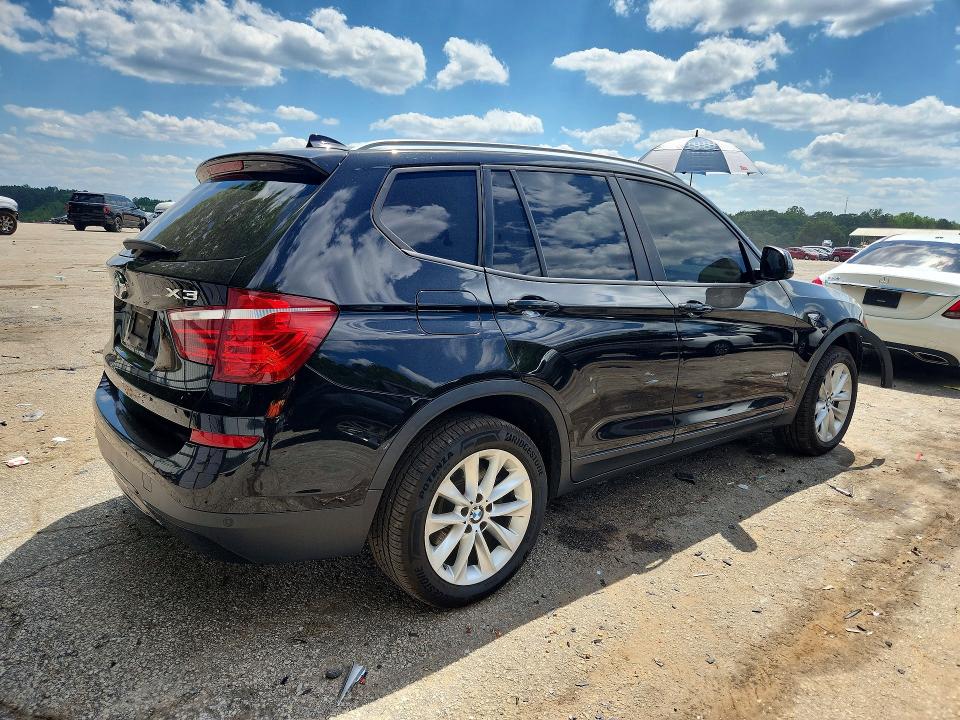 2016 BMW X3 VIN 5UXWX9C5XG0D85712 COPART salvage auction — FRONT END, Ga - Cert Of Title-Salvage, sold $825 on 2026-07-10 (photo 3)