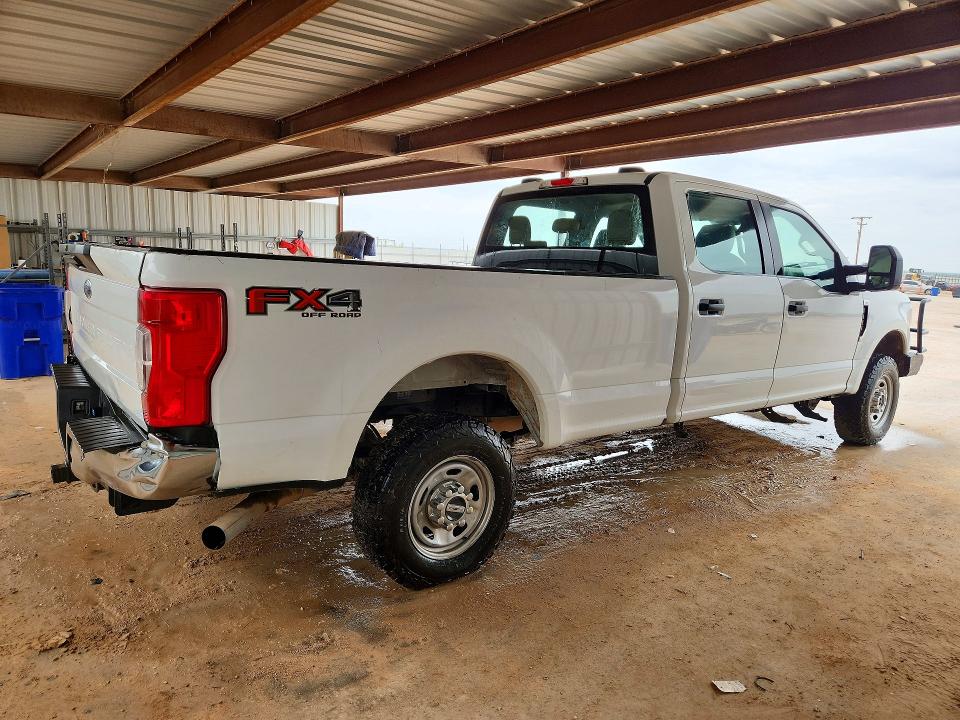2021 Ford F-250 super duty VIN 1FT7W2B64MEC09339 COPART salvage auction — REAR END, Tx - Certificate Of Title, sold $7,500 on 2026-07-30 (photo 3)