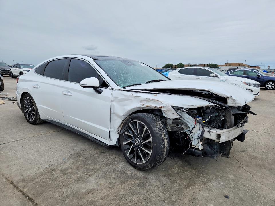 2021 Hyundai VIN 5NPEH4J28MH063782 COPART salvage auction — FRONT END, Tx - Salvage Vehicle Title, sold $2,450 on 2026-07-06 (photo 4)