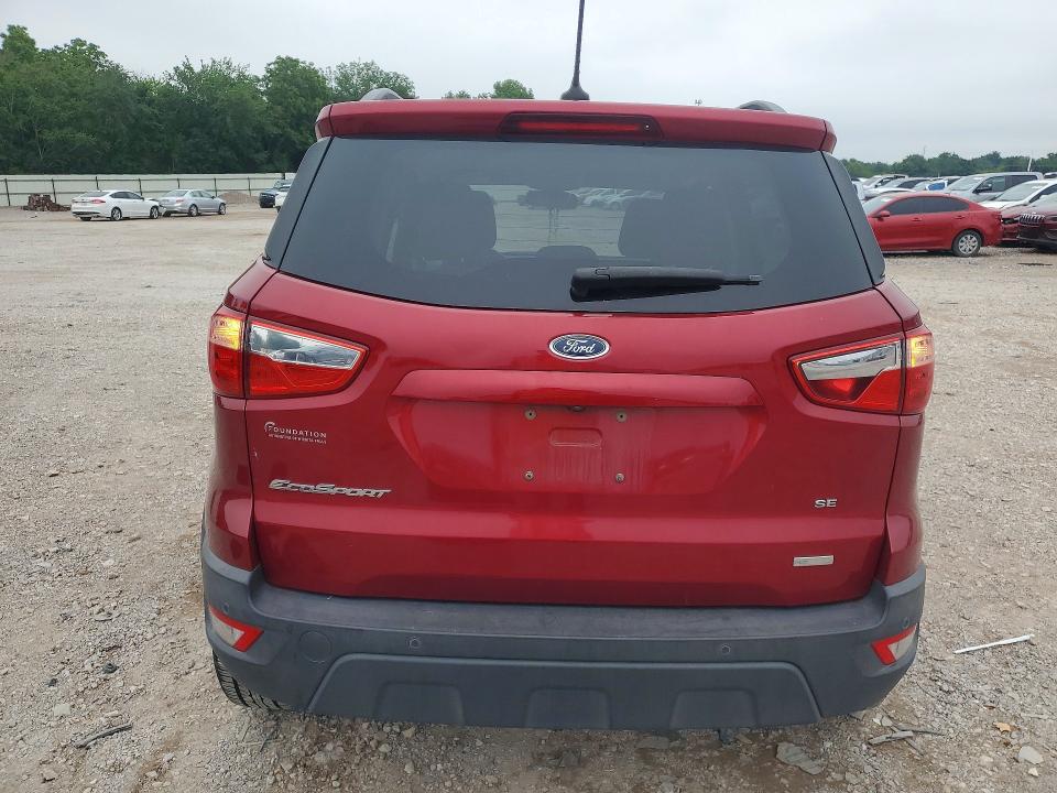 2018 Ford Ecosport VIN MAJ3P1TE1JC215012 COPART salvage auction — FRONT END, Ok - Cert Of Title-Salvage, sold $1,500 on 2026-07-14 (photo 6)
