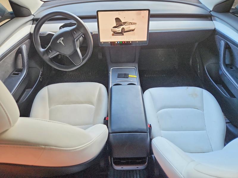 2022 Tesla Model 3 VIN 5YJ3E1EB0NF261619 COPART salvage auction — FRONT END, CA - SALVAGE CERTIFICATE, sold $8,300 on 2026-07-13 (photo 8)