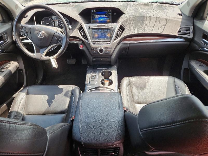 2016 Acura Mdx VIN 5FRYD4H66GB023963 COPART salvage auction — HAIL, Mo - Salvage Certificate Of Title, sold $6,000 on 2026-08-03 (photo 8)