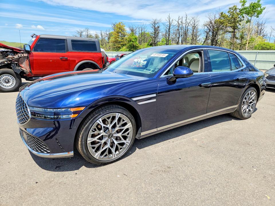 2024 Genesis G90 VIN KMTFC4SDXRU037850 COPART salvage auction — FRONT END, NY - MV-907A SALVAGE CERTIFICATE, sold $26,750 on 2026-07-13 (photo 1)