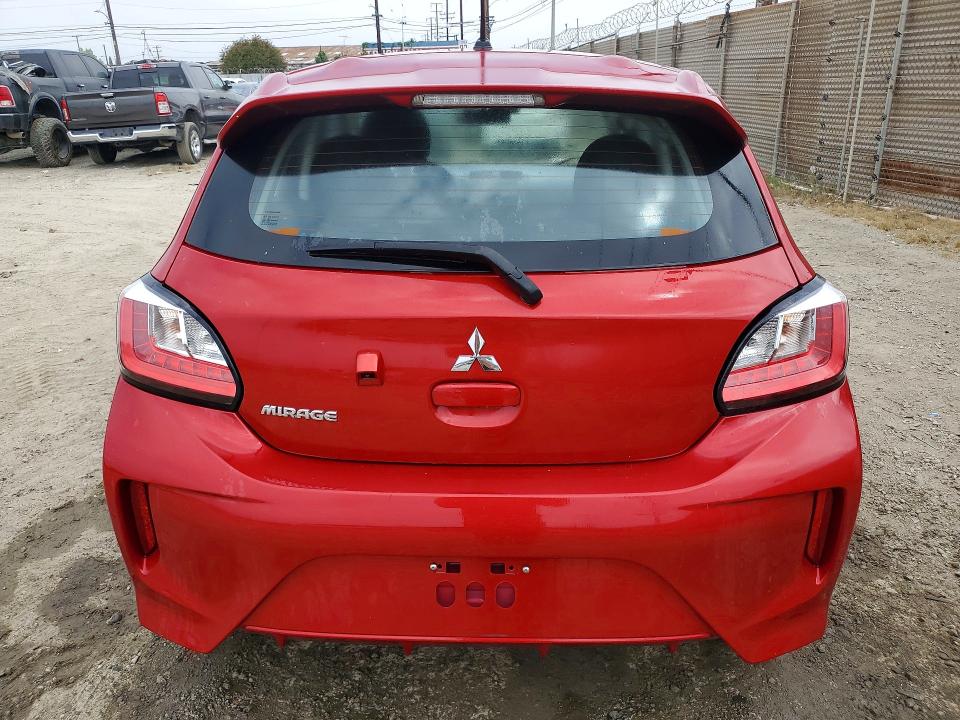 2024 Mitsubishi Mirage VIN ML32AUHJ2RH017782 COPART salvage auction — SIDE, CA - SALVAGE CERTIFICATE, sold $2,800 on 2026-07-13 (photo 6)