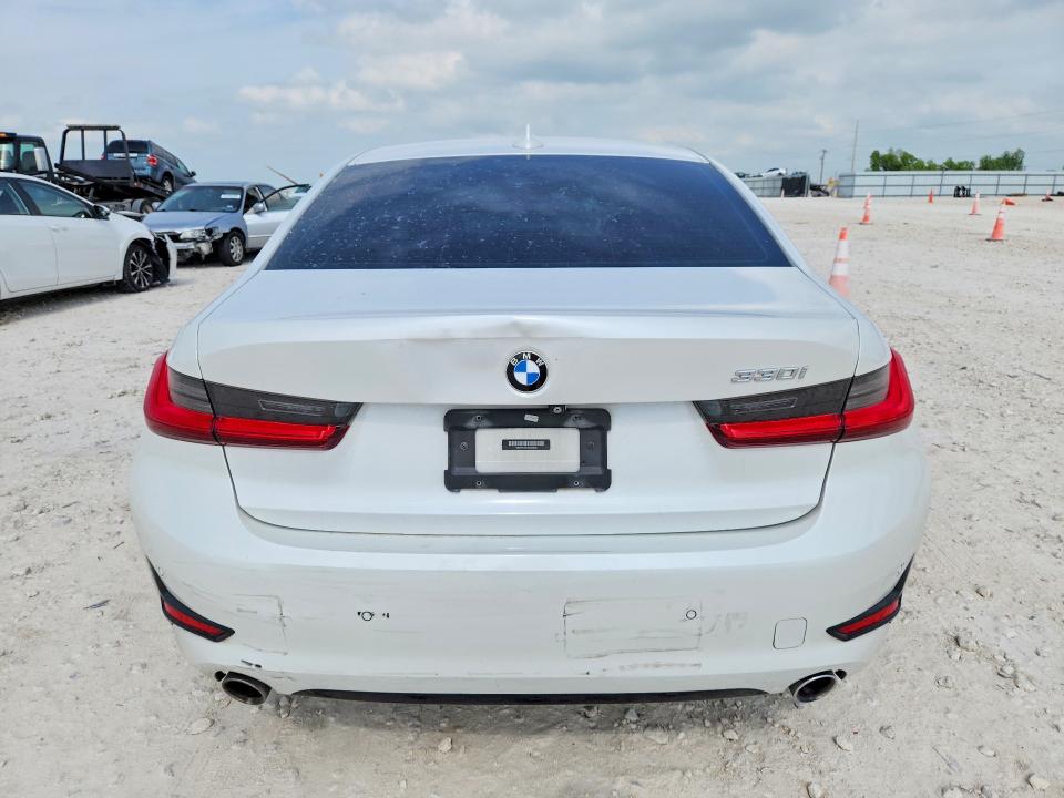 2019 BMW 3er VIN WBA5R1C57KAE82035 COPART salvage auction — REAR END, Tx - Certificate Of Title, sold $7,200 on 2026-07-09 (photo 6)