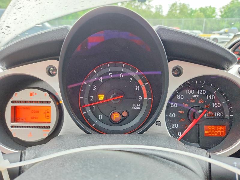 2010 Nissan 370z VIN JN1AZ4FH8AM301580 COPART salvage auction — FRONT END, Md - Cert Of Salvage > 75% Damage, sold $2,750 on 2026-07-10 (photo 9)