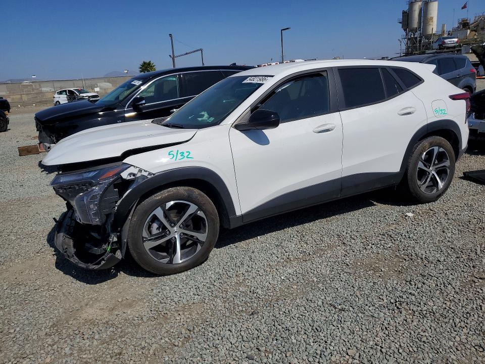 2024 Chevrolet Trax VIN KL77LGE2XRC190651 COPART salvage auction — FRONT END, Ca - Salvage Certificate, sold $1,800 on 2026-07-02 (photo 1)