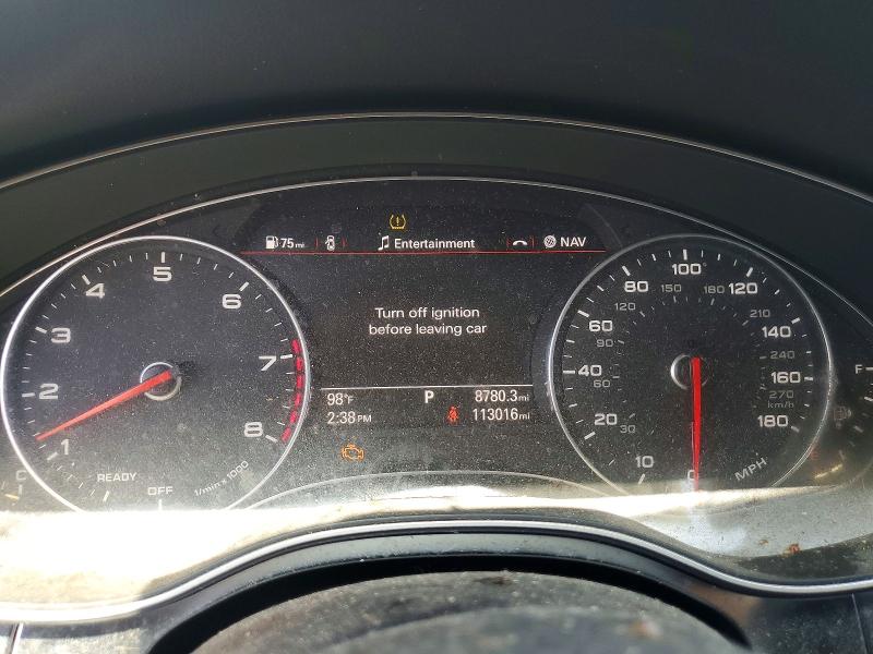2018 Audi VIN WAUD8AFCXJN039956 COPART salvage auction — FRONT END, Fl - Certificate Of Title, sold $5,300 on 2026-07-09 (photo 9)