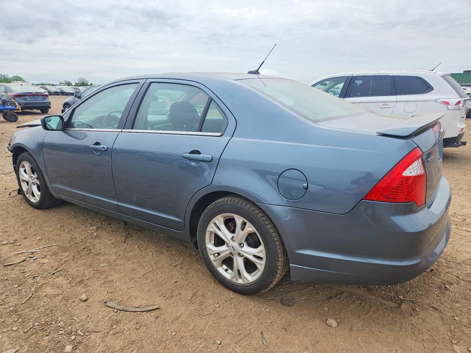 2012 Ford Fusion VIN 3FAHP0HAXCR317127 COPART salvage auction — FRONT END, Il - Salvage Certificate, sold $1,450 on 2026-07-02 (photo 2)