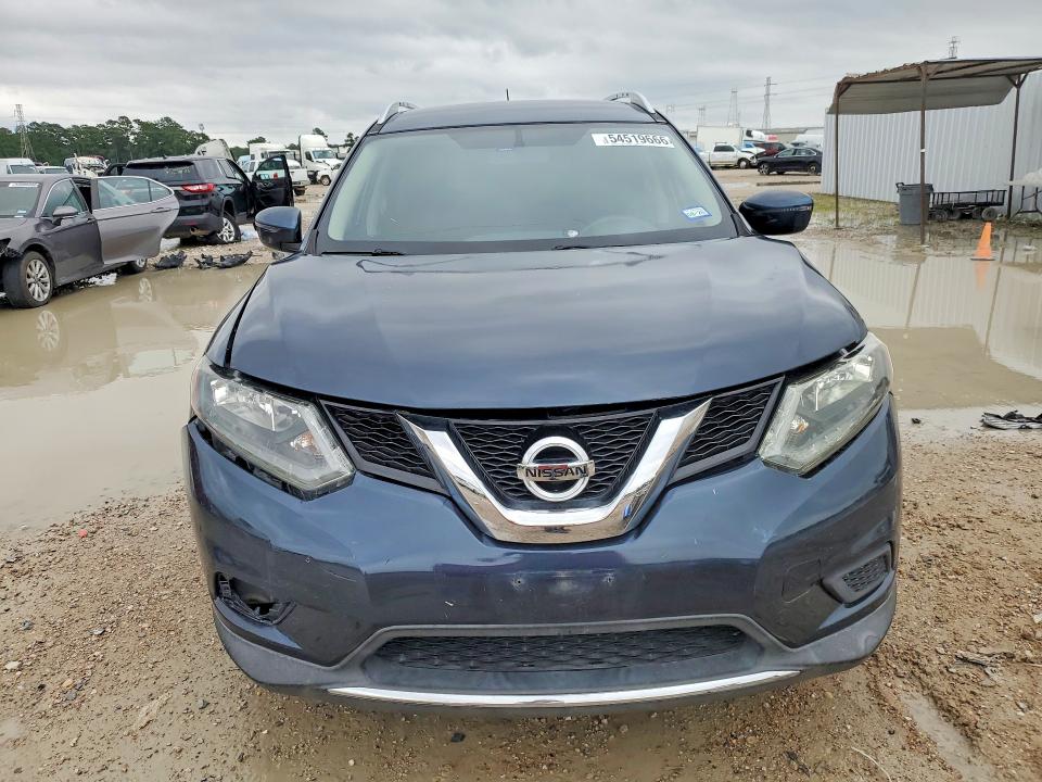 2016 Nissan Rogue VIN KNMAT2MT9GP679201 COPART salvage auction — FRONT END, Tx - Salvage Vehicle Title, sold $150 on 2026-07-24 (photo 5)