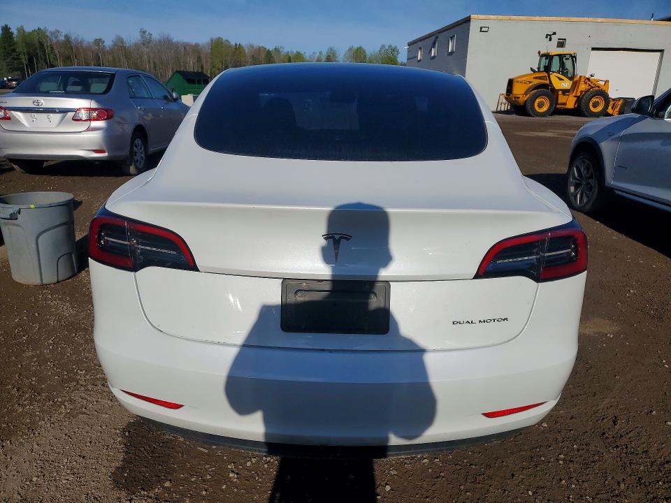 2023 Tesla Model 3 VIN LRW3E1EB3PC843694 COPART salvage auction — FRONT END, On - Permit No Brand - Unfit, sold $13,900 on 2026-07-14 (photo 6)