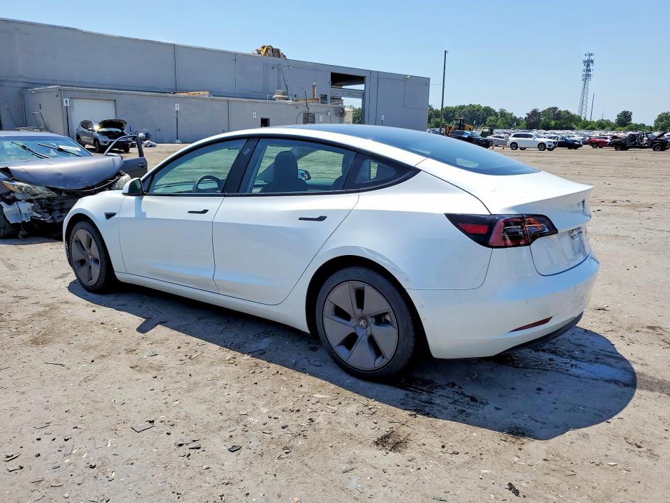2022 Tesla VIN 5YJ3E1EB5NF250177 COPART salvage auction — FRONT END, Va - Cert Of Title - Salvage, sold $7,900 on 2026-07-08 (photo 2)