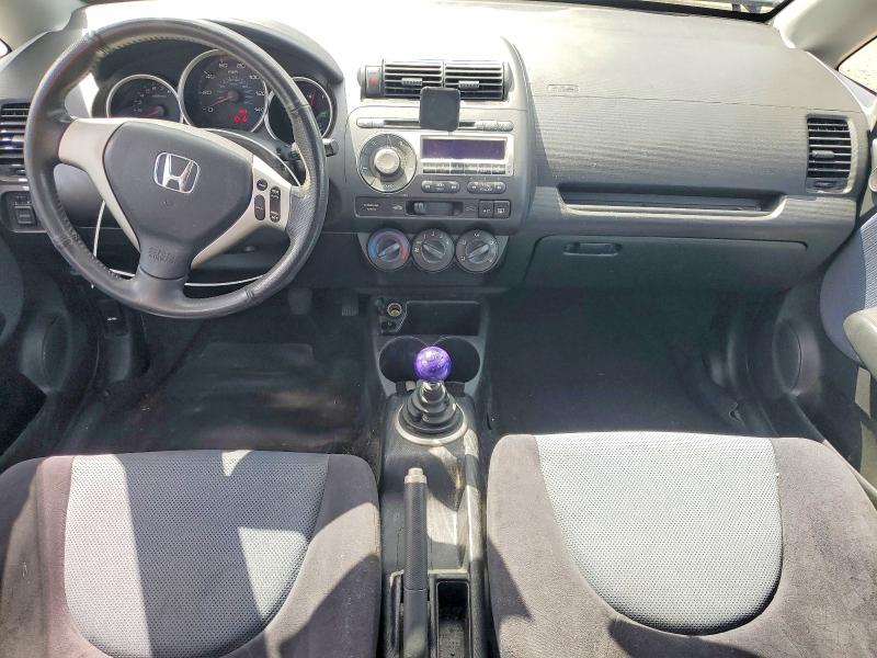 2008 Honda Fit VIN JHMGD37658S058313 COPART salvage auction — FRONT END, Or - Salvage Title Certificate, sold $700 on 2026-07-27 (photo 8)