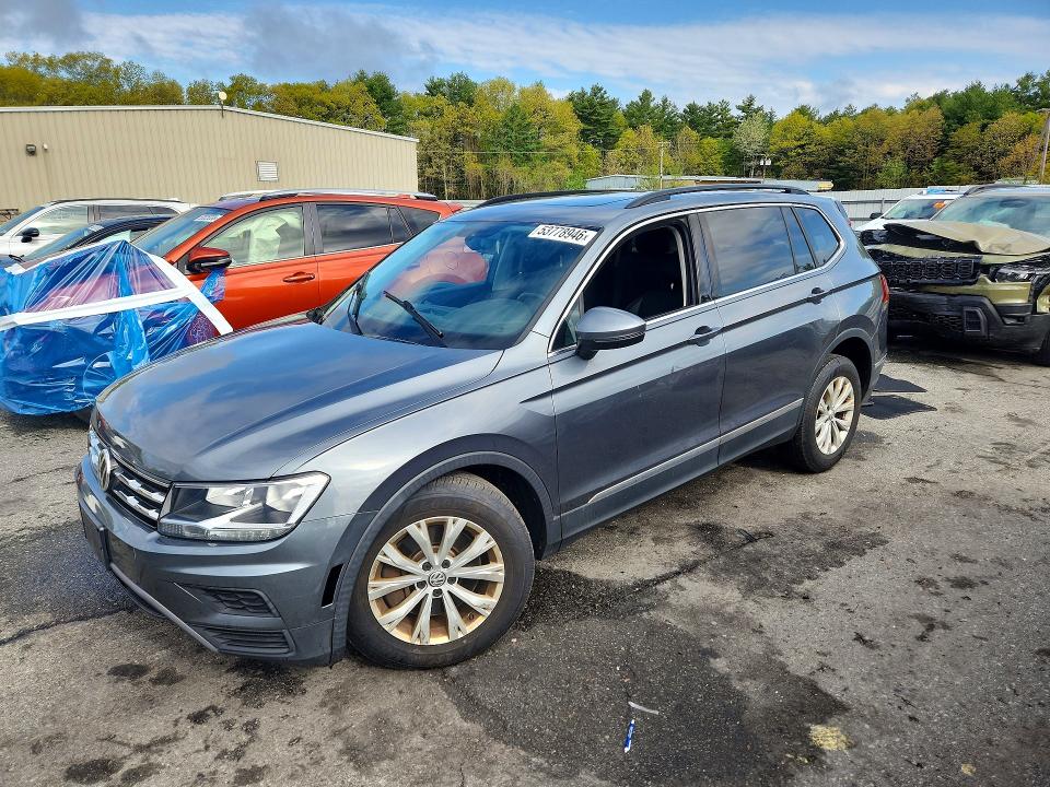 2018 Volkswagen Tiguan VIN 3VV2B7AX8JM123908 COPART salvage auction — FRONT END, Ma - Certificate Of Title, sold $3,750 on 2026-07-09 (photo 1)