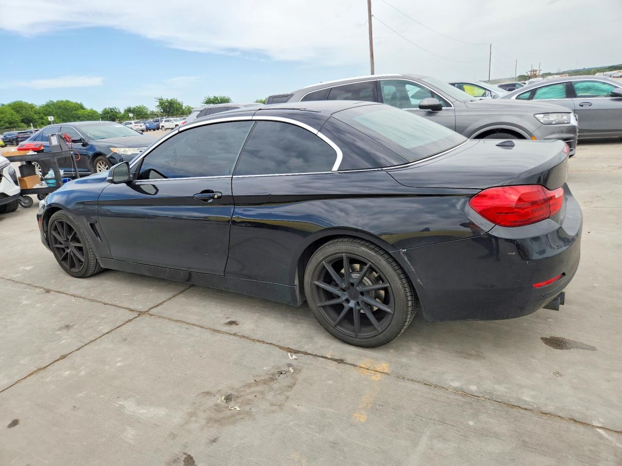 2017 BMW 4 Series VIN WBA4U7C50H5H19396 COPART salvage auction — Front End, TX - SALVAGE VEHICLE TITLE, sold $5,100 on 2026-07-02 (photo 2)