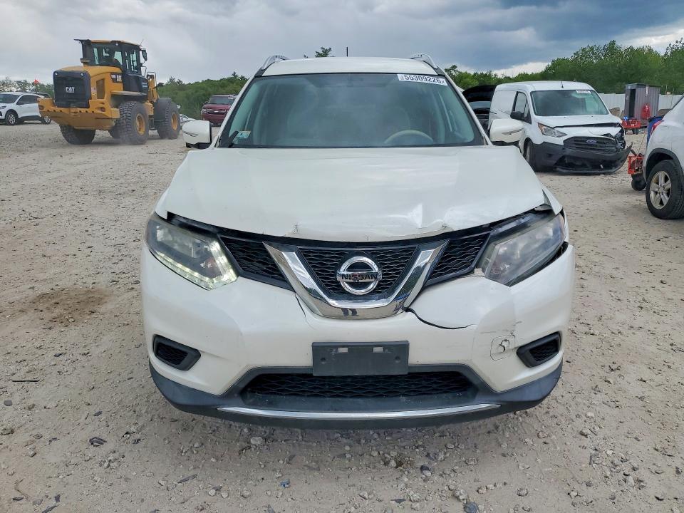 2015 Nissan Rogue VIN KNMAT2MT2FP523645 COPART salvage auction — FRONT END, Ma - Cert Of Title-Reconstrctd Coll, sold $625 on 2026-07-22 (photo 5)