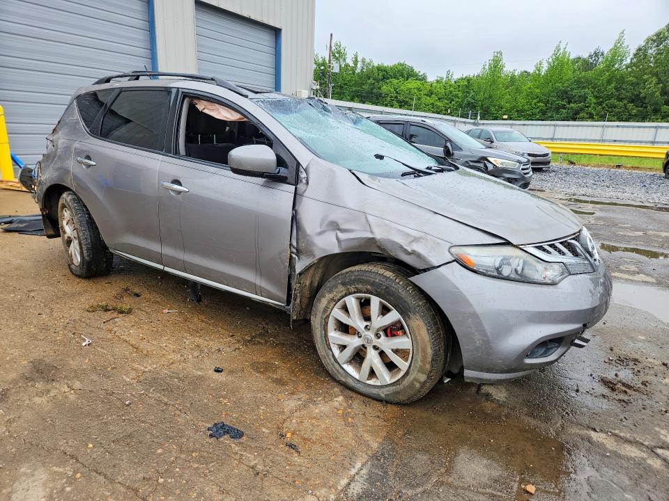 2012 Nissan Murano VIN JN8AZ1MU0CW112039 COPART salvage auction — ALL OVER, TN - SALVAGE CERTIFICATE (P), sold $425 on 2026-07-16 (photo 4)