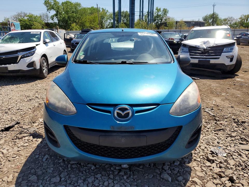 2012 Mazda 2 VIN JM1DE1KY6C0137234 COPART salvage auction — REAR END, Il - Salvage Certificate, sold $400 on 2026-07-03 (photo 5)