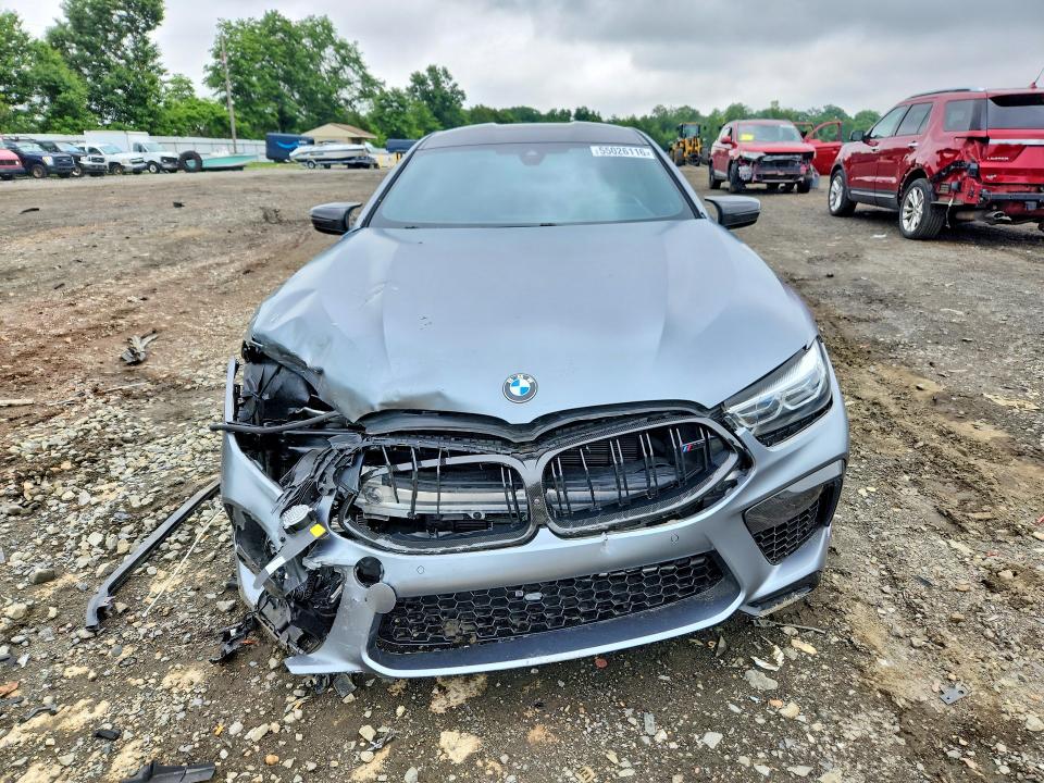 2022 BMW M8 VIN WBSGV0C03NCJ88216 COPART salvage auction — FRONT END, Nj - Cert Of Title-Salvage, sold $275 on 2026-07-27 (photo 5)