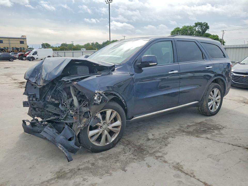 2013 Dodge Durango VIN 1C4RDHDG9DC508635 COPART salvage auction — FRONT END, Tx - Salvage Vehicle Title, sold $775 on 2026-07-02 (photo 1)