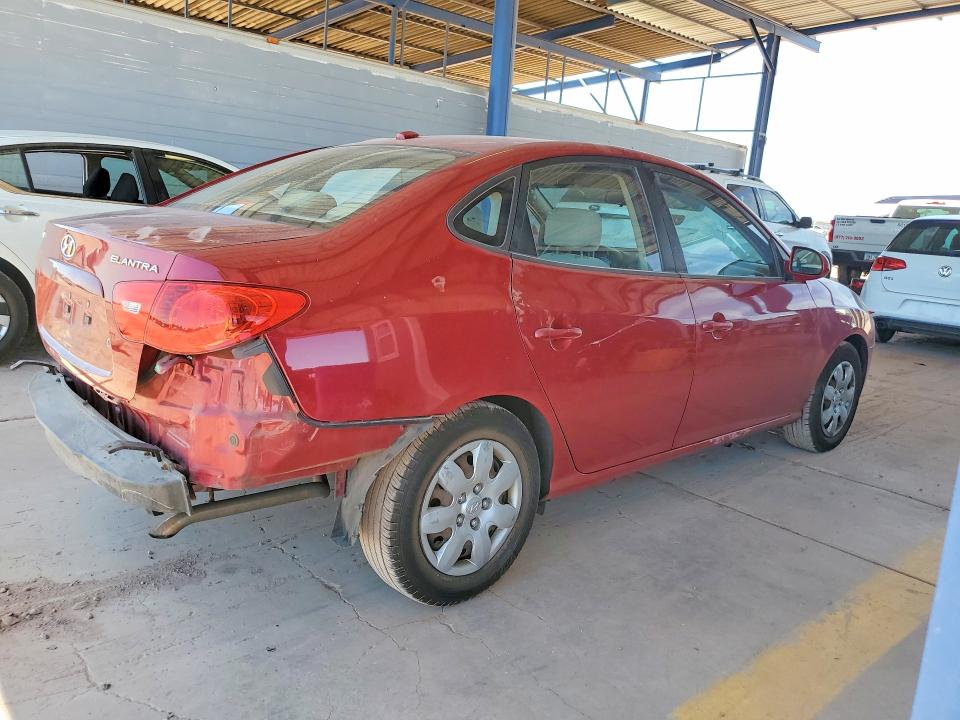 2007 Hyundai Elantra VIN KMHDU46D47U200305 COPART salvage auction — REAR END, Az - Cert Of Title - Salvage, sold $175 on 2026-07-28 (photo 3)