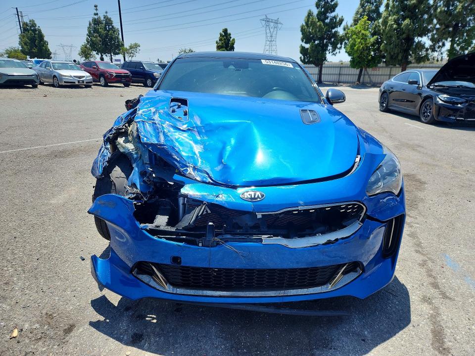 2020 Kia VIN KNAE45LC8L6074312 COPART salvage auction — FRONT END, Ca - Salvage Certificate, sold $3,550 on 2026-07-02 (photo 5)