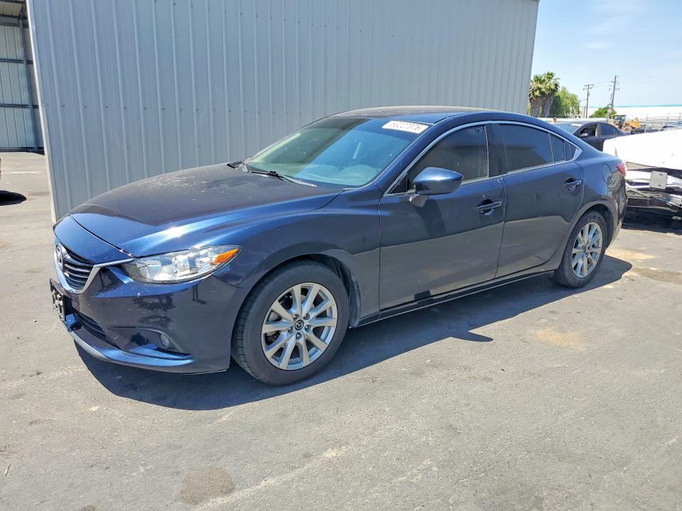 2015 Mazda 6 VIN JM1GJ1U59F1223261 COPART salvage auction — FRONT END, Ca - Salvage Certificate, sold $1,700 on 2026-07-02 (photo 1)