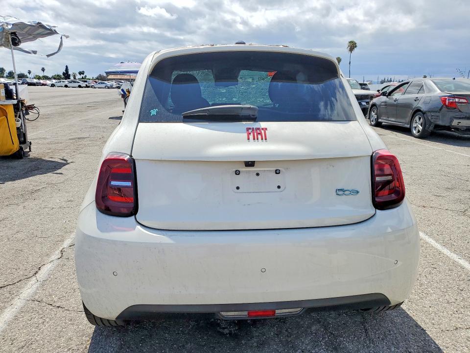2024 Fiat 500e VIN ZFAFFAA45RX209956 COPART salvage auction — BURN, Ca - Salvage Certificate, sold $2,950 on 2026-07-17 (photo 6)