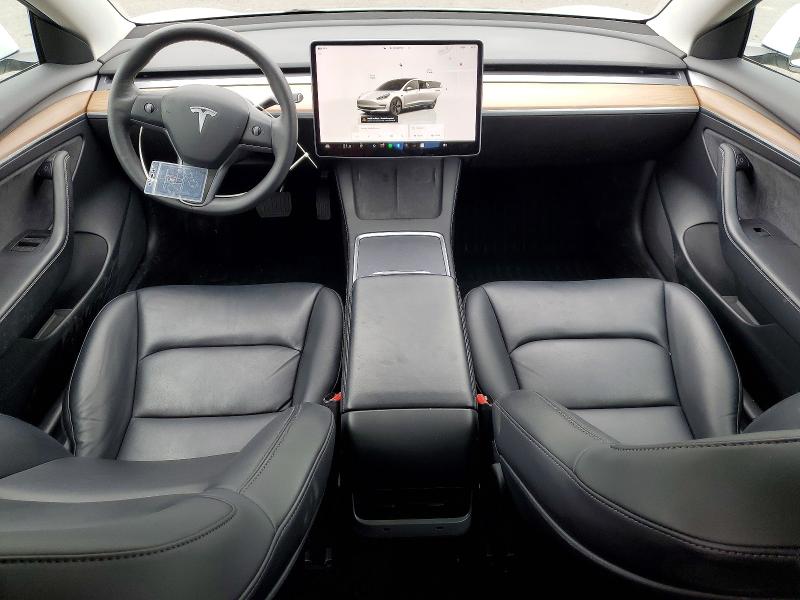2022 Tesla Model 3 VIN 5YJ3E1EBXNF180630 COPART salvage auction — REAR END, Ca - Salvage Certificate, sold $8,800 on 2026-07-14 (photo 8)