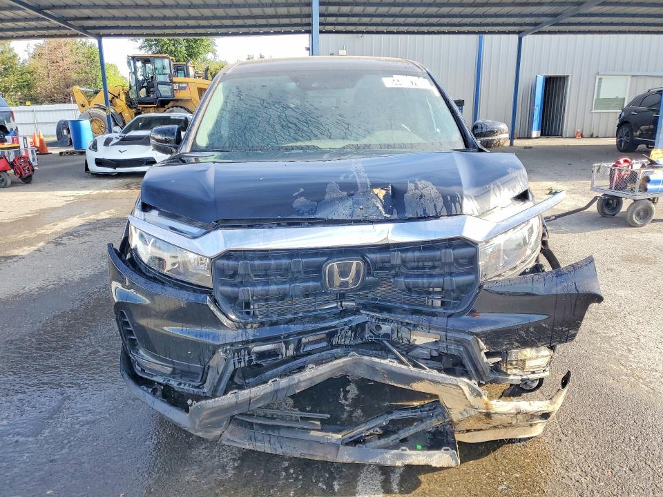2025 Honda Ridgeline VIN 5FPYK3F57SB038628 COPART salvage auction — FRONT END, Ca - Non-Repairable Vehicle Cert, sold $6,200 on 2026-07-27 (photo 5)