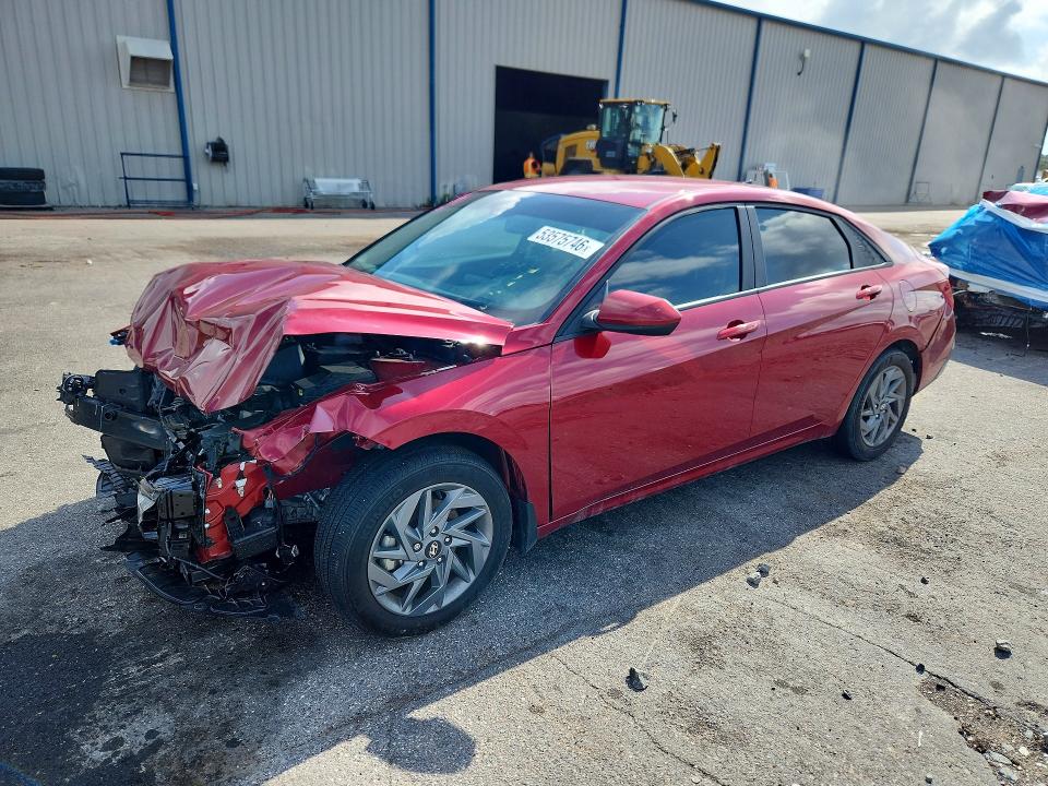 2024 Hyundai Elantra VIN KMHLM4DG1RU799109 COPART salvage auction — FRONT END, Fl - Certificate Of Destruction, sold $2,350 on 2026-07-06 (photo 1)