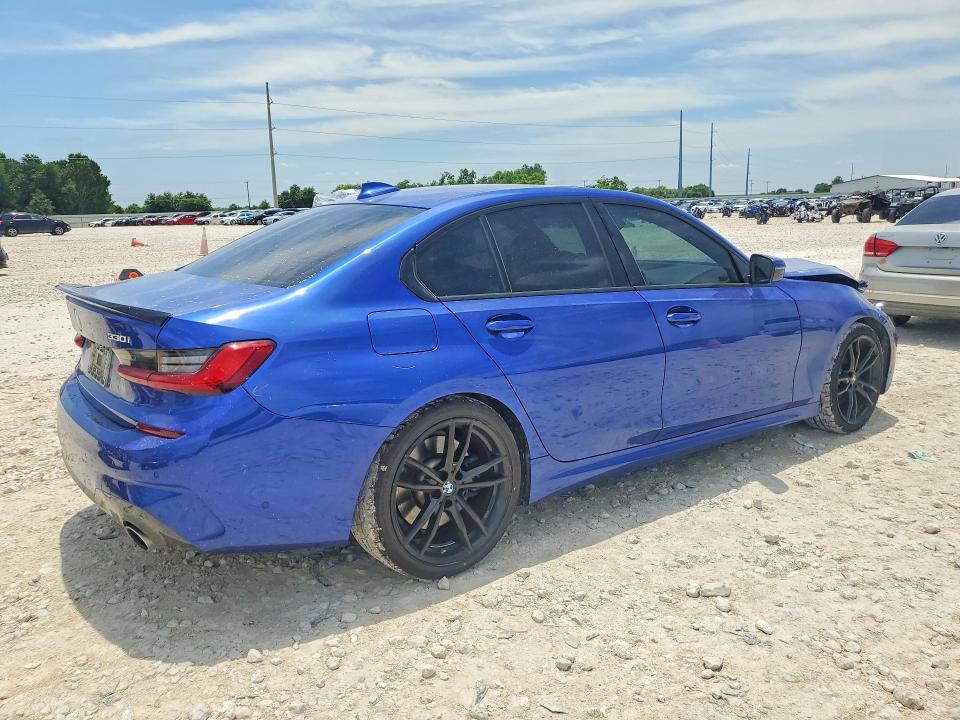 2019 BMW 3er VIN WBA5R1C50KAE81311 COPART salvage auction — FRONT END, Tx - Salvage Vehicle Title, sold $13,000 on 2026-08-13 (photo 3)