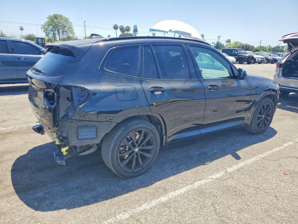 2024 BMW X3 VIN 5UX53DP06R9U16409 COPART salvage auction — REAR END, Ca - Salvage Certificate, sold $12,400 on 2026-07-21 (photo 3)