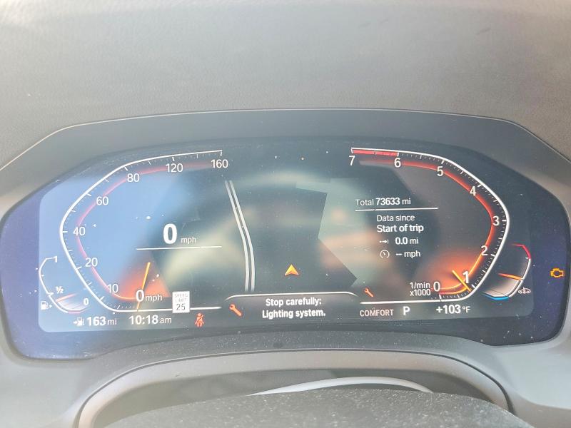 2019 BMW VIN WBA5R7C54KFH12006 COPART salvage auction — FRONT END, ID - SALVAGE CERTIFICATE OF TITLE, sold $5,300 on 2026-07-28 (photo 9)