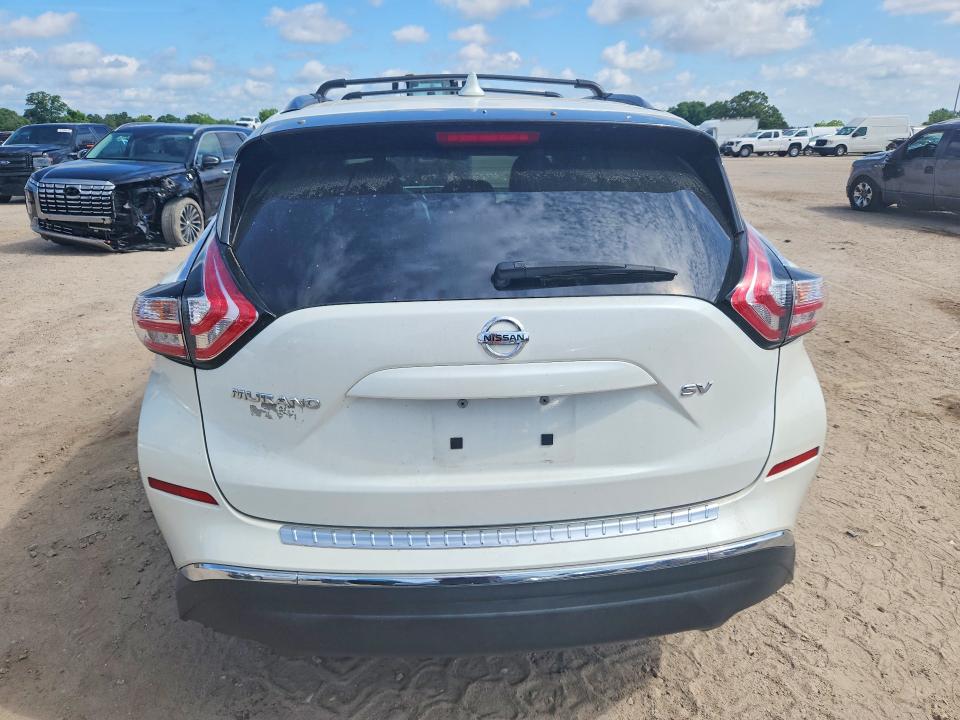 2018 Nissan Murano VIN 5N1AZ2MG0JN161638 COPART salvage auction — FRONT END, Al - Cert Of Title-Salvage Title, sold $1,600 on 2026-07-02 (photo 6)