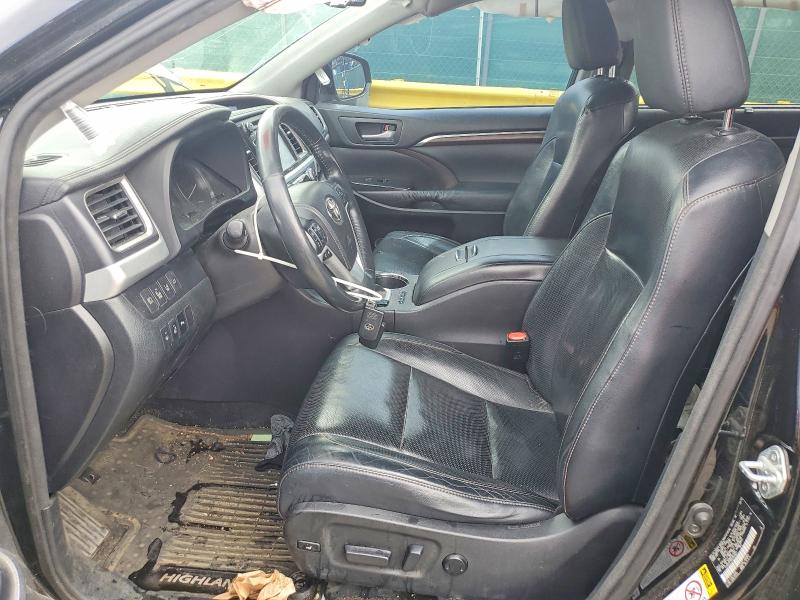 2014 Toyota Highlander VIN 5TDDCRFH8ES004621 COPART salvage auction — FRONT END, Co - Salvage Title, sold $5,800 on 2026-07-07 (photo 7)