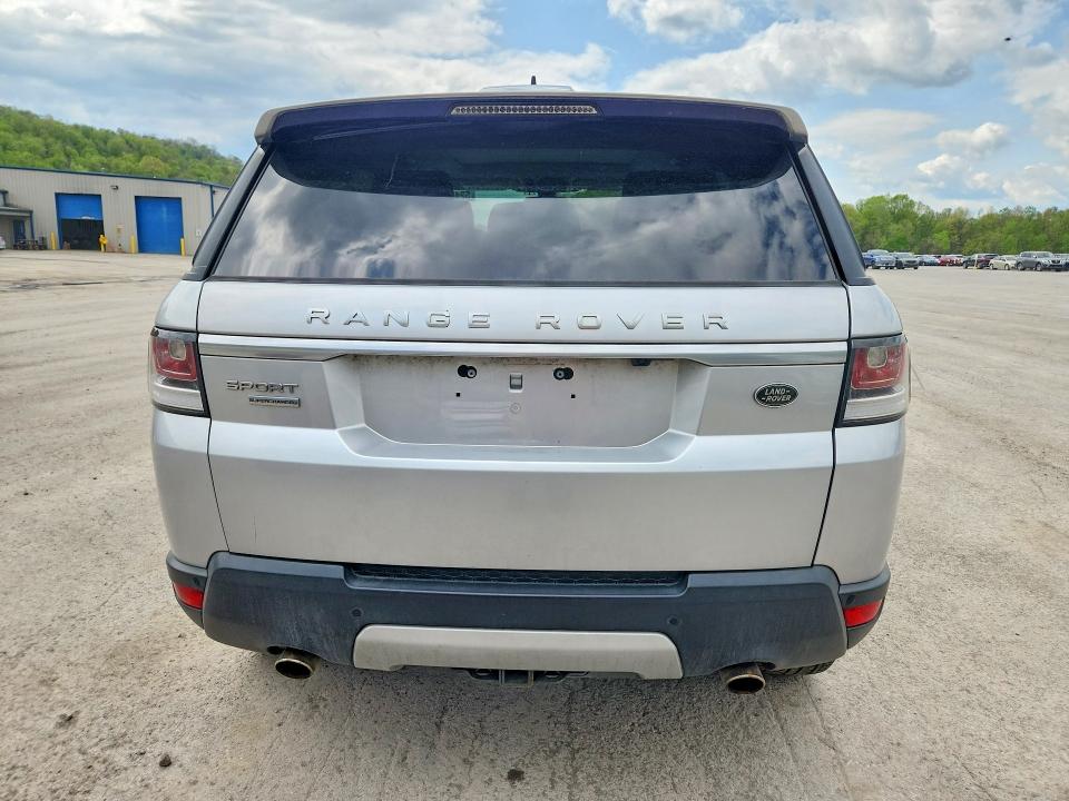 2015 Land rover Range rover sport VIN SALWR2TF2FA534981 COPART salvage auction — MINOR DENT/SCRATCHES, WV - CERTIFICATE OF TITLE, sold $3,250 on 2026-07-16 (photo 6)