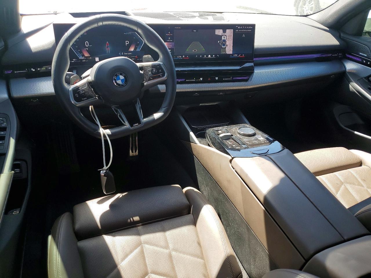 2025 BMW 5 Series VIN WBA43FJ04SCU23298 COPART salvage auction — Rear End, CA - SALVAGE CERTIFICATE, sold $32,500 on 2026-08-14 (photo 8)