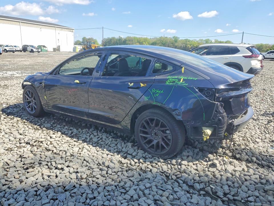 2024 Tesla VIN 5YJ3E1EB3RF801146 COPART salvage auction — ROLLOVER, Nj - Cert Of Title-Salvage, sold $14,100 on 2026-07-13 (photo 2)