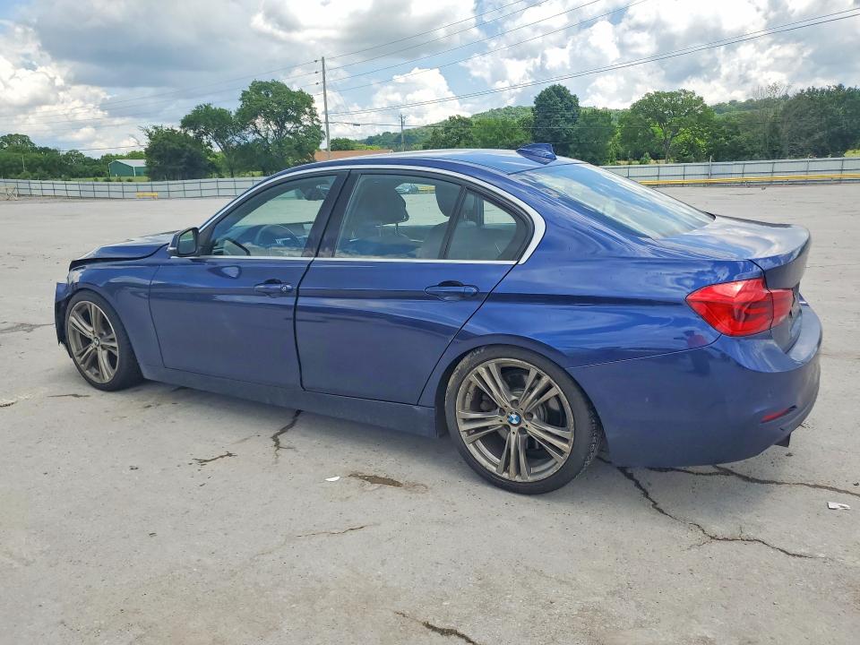 2016 BMW 3er VIN WBA8B3G59GNT63083 COPART salvage auction — FRONT END, Tn - Salvage Certificate, sold $5,500 on 2026-07-29 (photo 2)
