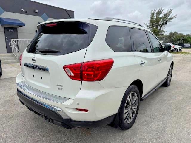 2017 Nissan Pathfinder sv VIN 5N1DR2MM1HC627750 COPART salvage auction — WATER/FLOOD, Fl - Certificate Of Destruction (P), sold $4,900 on 2026-07-09 (photo 3)