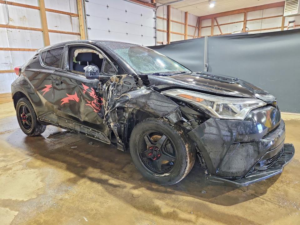 2019 Toyota C-hr VIN JTNKHMBX1K1040177 COPART salvage auction — FRONT END, OH - CERT OF TITLE-REPOSSESSION, sold $1,950 on 2026-07-09 (photo 4)